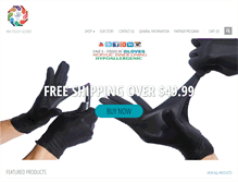 Tablet Screenshot of infitecgloves.com